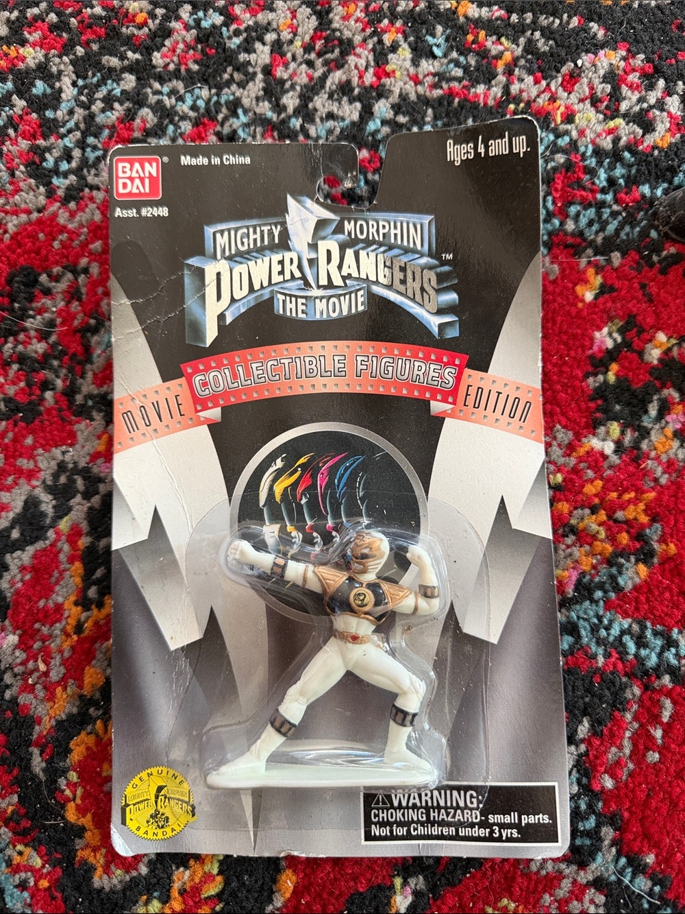 Mighty Morphin Power Rangers White Ranger Action Figure (White & Gold) - Bandai